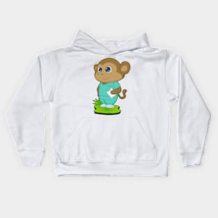 Monkey Nurse Note Kids Hoodie